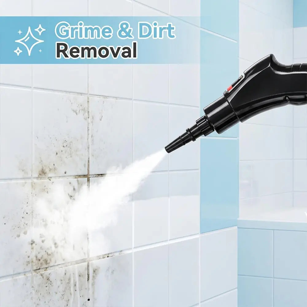 2500W Handheld Portable High-Temp Steam Cleaner, Specialty Power Tool with 2500W Power for Home Users, Tile Grout Cleaning, Grease Removal, Ideal Gift Option,Sohochic