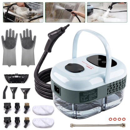 2500W Handheld Portable High-Temp Steam Cleaner, Specialty Power Tool with 2500W Power for Home Users, Tile Grout Cleaning, Grease Removal, Ideal Gift Option,Sohochic