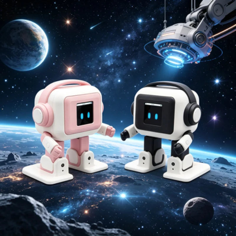 Multifunctional Desktop AI Companion Robot Interactive Chat Dance Song Play Emotional Expression Smart Robot for Bedroom Office
