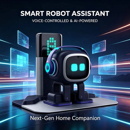 Multifunctional Desktop AI Companion Robot Interactive Chat Dance Song Play Emotional Expression Smart Robot for Bedroom Office