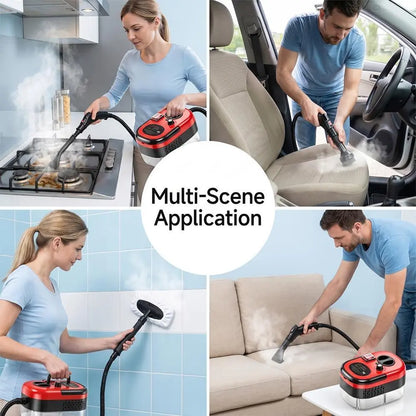 2500W Handheld Portable High-Temp Steam Cleaner, Specialty Power Tool with 2500W Power for Home Users, Tile Grout Cleaning, Grease Removal, Ideal Gift Option,Sohochic