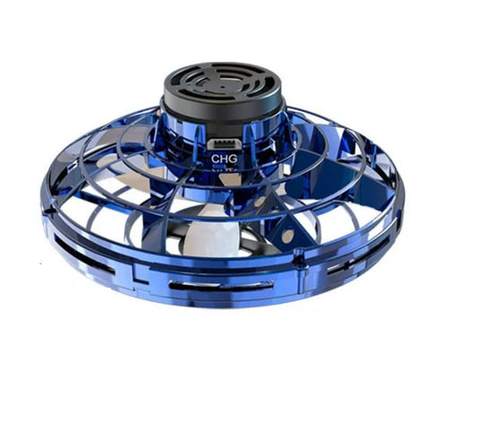 Flying Helicopter Spinner Fingertip Upgrade Flight Gyro Flyorb Hover Ball Mini Drone Aircraft Toy LED UFO Type Toy Kid Gift