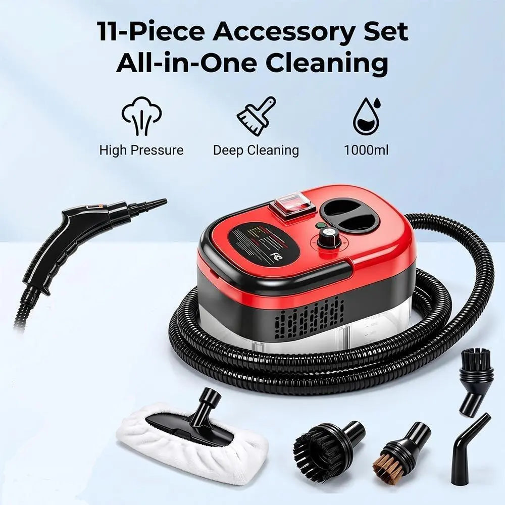 2500W Handheld Portable High-Temp Steam Cleaner, Specialty Power Tool with 2500W Power for Home Users, Tile Grout Cleaning, Grease Removal, Ideal Gift Option,Sohochic